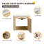 Meuble-lavabo mural 24 po avec lavabo en céramique à une porte-2048204934-2076333088