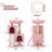 Duan 34" Cat Tree, Kitten Tower Condo Cat House with Scratching Post, Toy Ball, Ramp and Perch Bed-1238091247