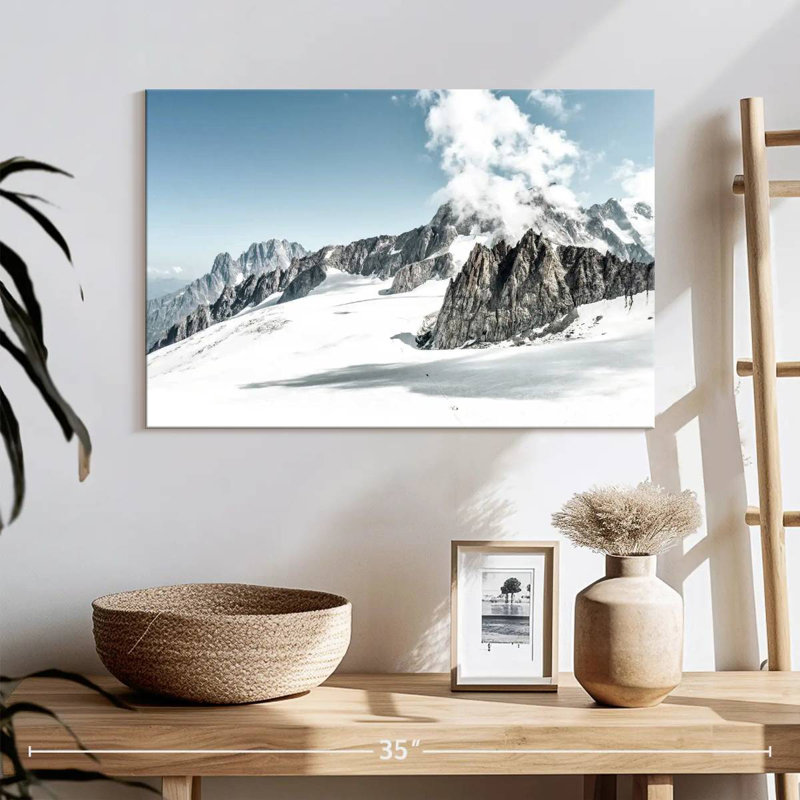 Alvord Mont Blanc Peaks, 16" H x 24" W