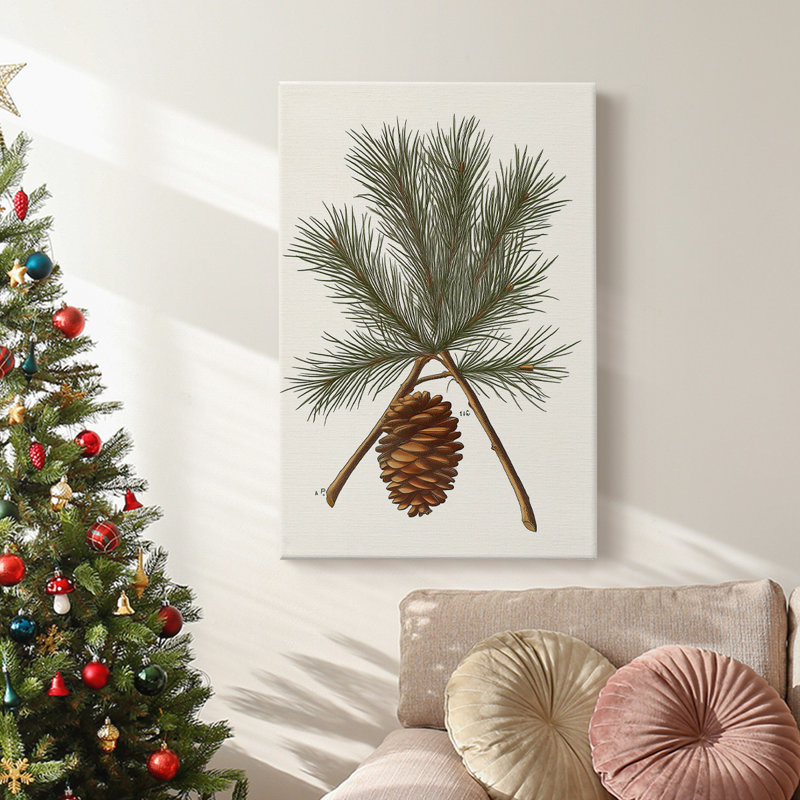Art des Fêtes de Noël - Toile tendue avec châssis - Série 2-CCLxx, H 48 po x l 32 po
