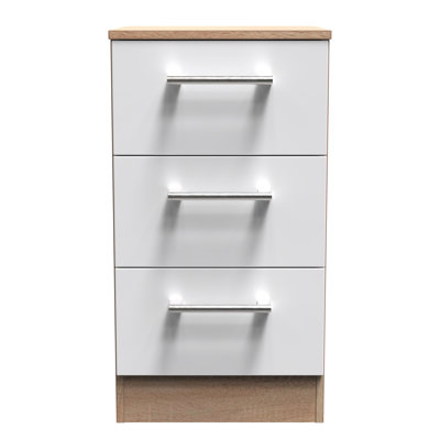 Devon 37cm W Manufactured Wood Bedside Table