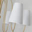 Lustre 6 lumières à intensité variable de style bougie avec hauteur réglable