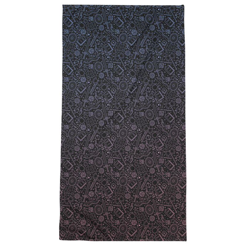 Katelyn Elizabeth Beach Towel, Blue/Pink Ombre