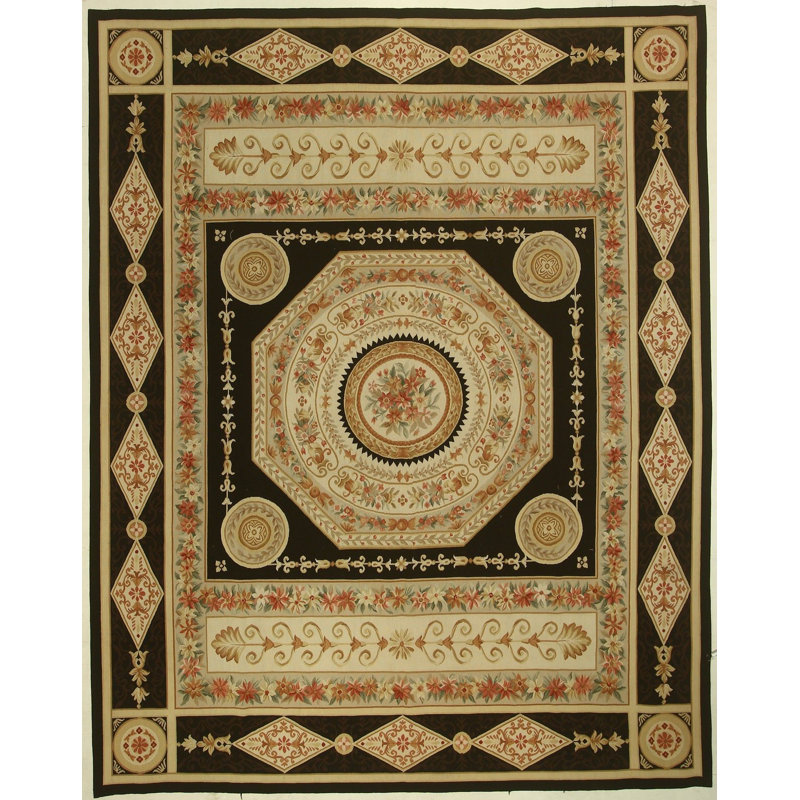Hand Hooked Oriental Area Rug