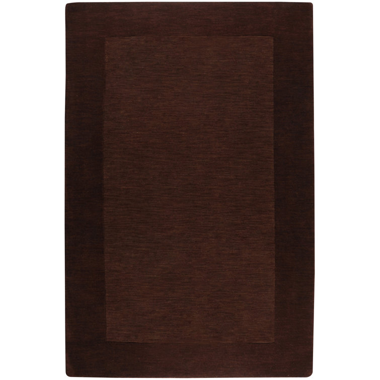 Dolma Handmade Wool Chocolate Area Rug
