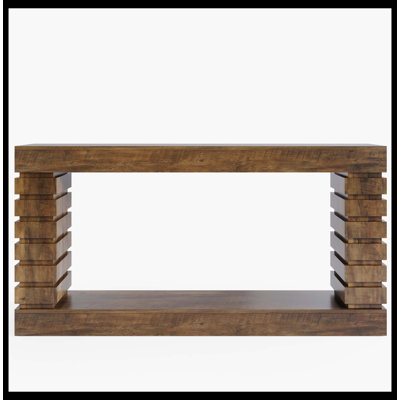 70.8" Console Table, Wood Rectangular Sofa Table For Living Room
