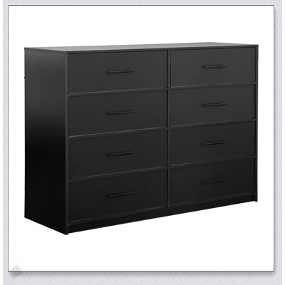 Commode à 8 tiroirs avec grands tiroirs en tissu, parfaite pour le rangement et l'organisation modernes
