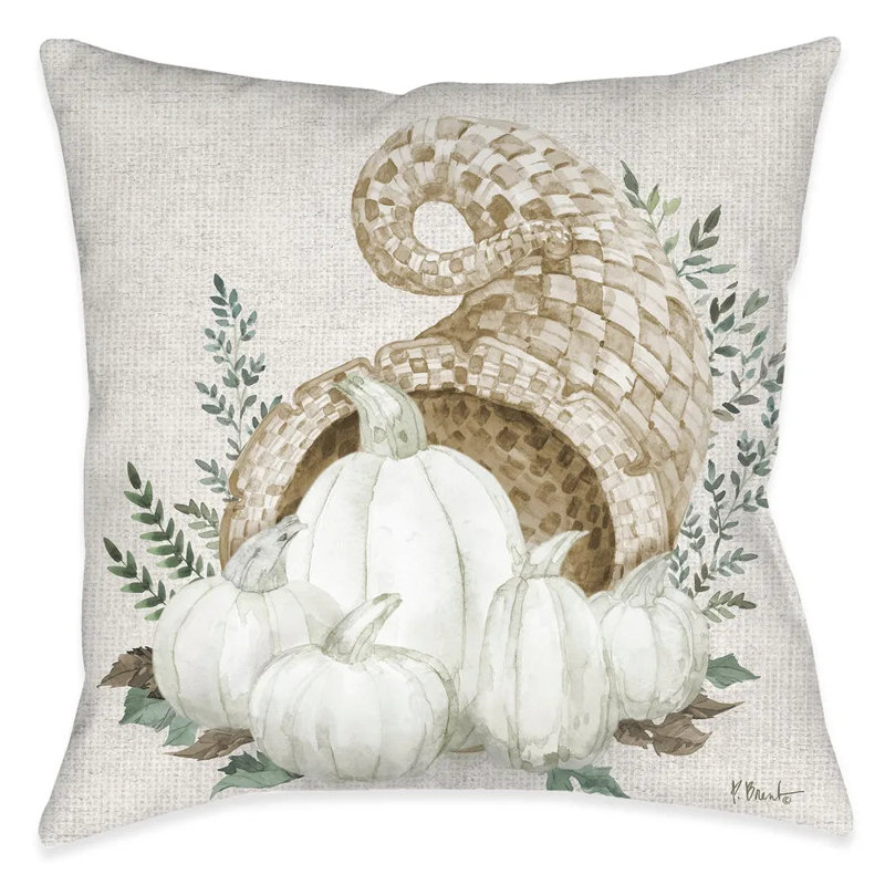 Heirloom Harvest Reversible Throw Pillow