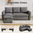 81" Sleeper Sofa Bed, 2 In 1 Pull Out Couch With Reversible Storage Chaise, Sectional L-Shaped Couch Sofa Sleeper With Side Pockets, Tool-Free Assembly-317799400