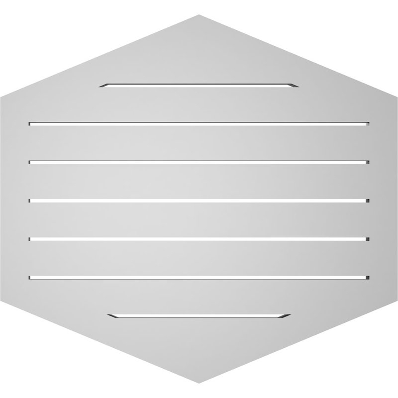 Pente verticale verticale en uréthane 5 pi, H 1,5 po x l 28 po x L 26 po
