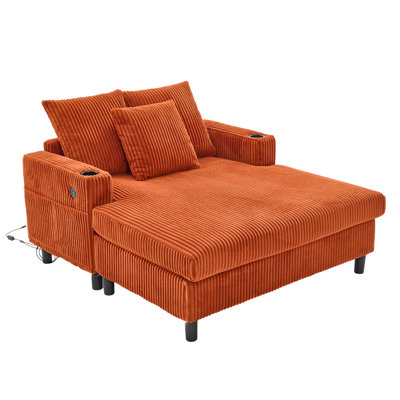 50'' Upholstered Chaise Lounge