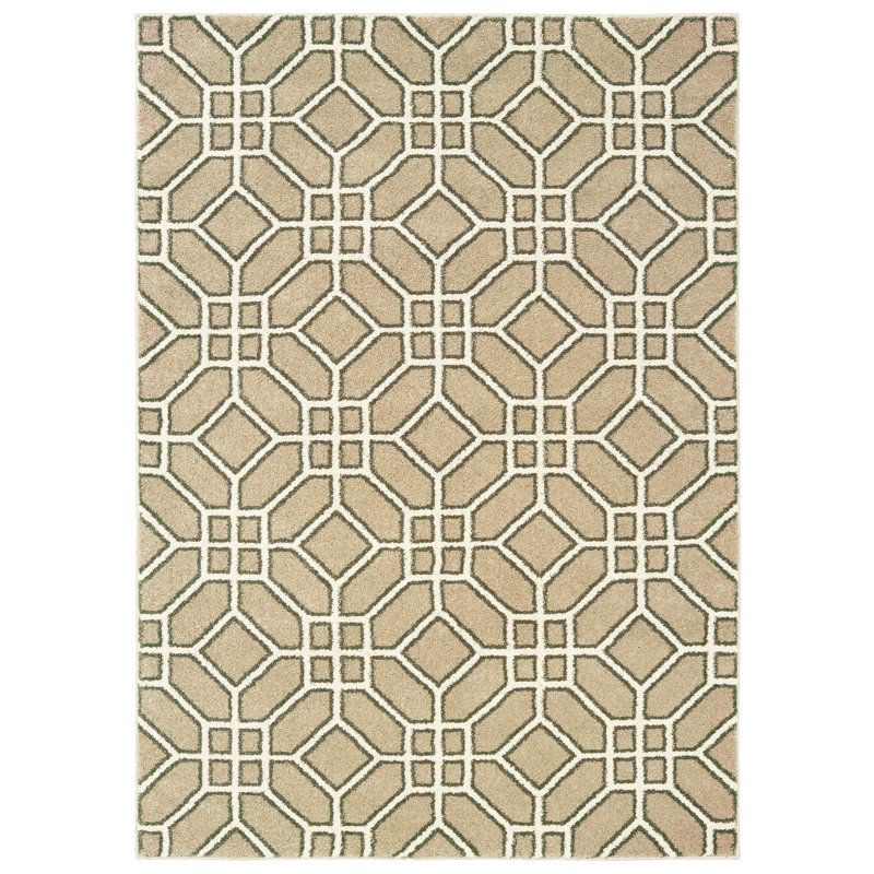 Tapis sable / ivoire Adal, Rectangle 9 pi 10 po x 12 pi 10 po