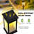 Matte Black Solar Powered Integrated LED Pathway Light Kit