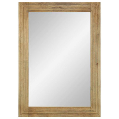 Solid Wood Rectangle Mirror