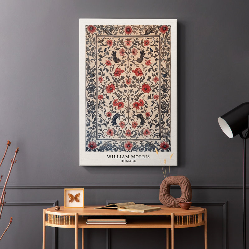 Wm Morris Series CC - Cavas enveloppés de galerie, H 18 po x l 12 po