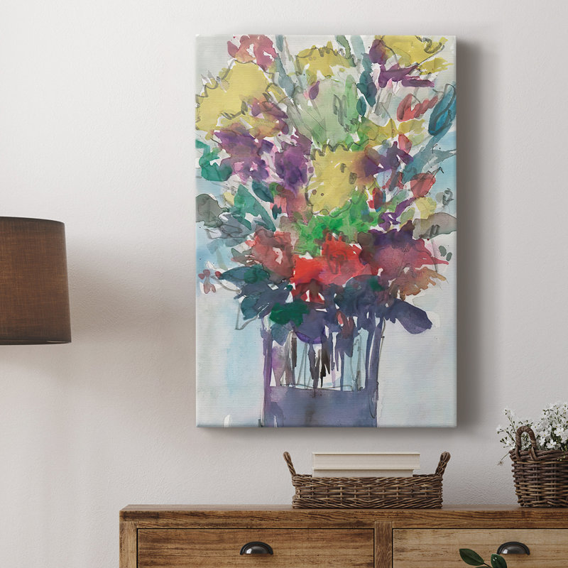 Garden Pieces I -Custom Wrapped Gallery Cavas