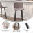 Brandy Upholstered Faux Leather Counter Stool with Iron Frame-88725375