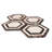 Santorini 4"x4" Natural Stone Mosaic Wall & Floor Tile-52827229