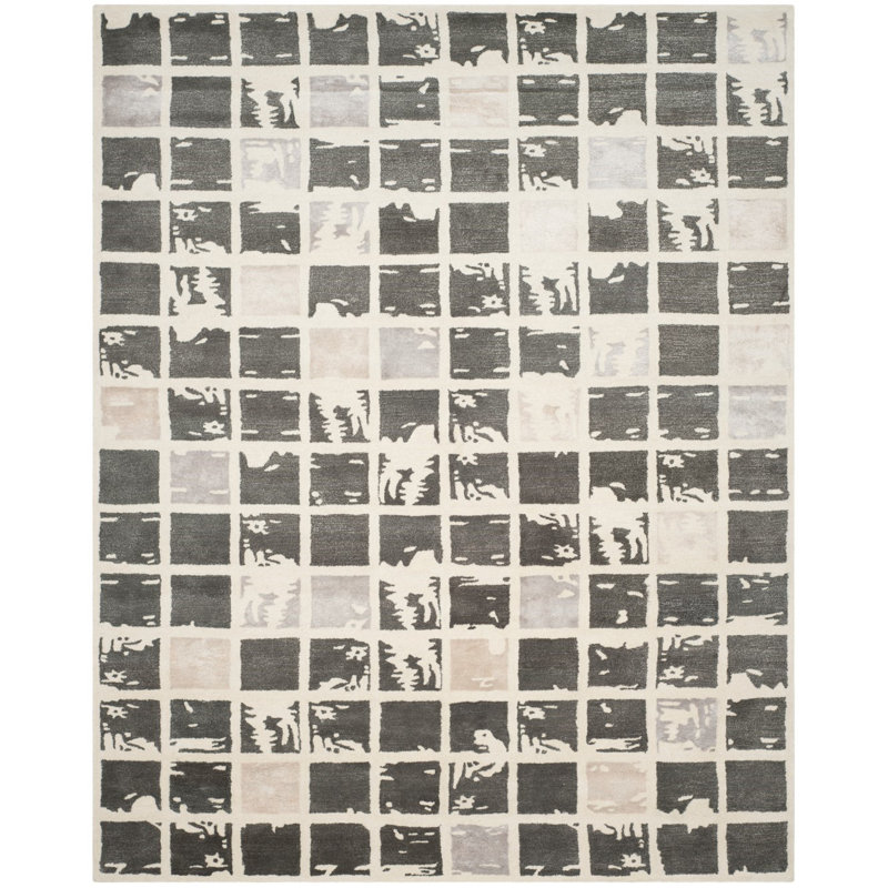 Jefferson Hand Tufted Wool Geometric Rug, Rectangle 8' x 10'