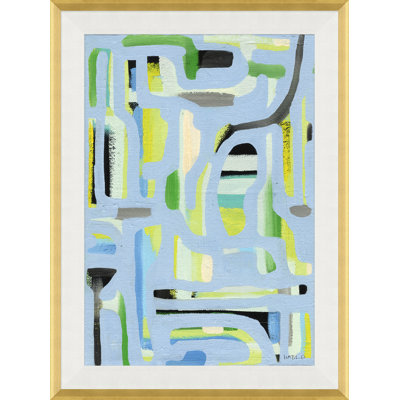 Aqua Tapestry Print by Susan Hable
