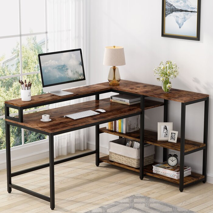 17 Stories Fahed 55'' Desk & Reviews | Wayfair