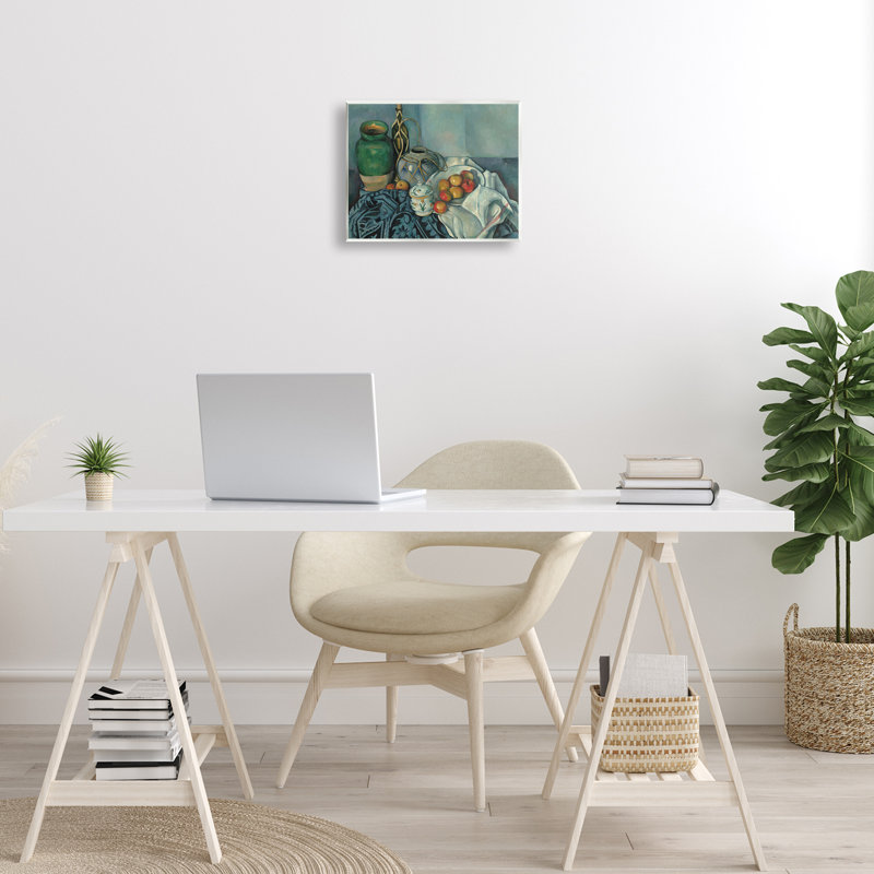 "Classic Cezanne Apples Still Life", art mural par one1000paintings