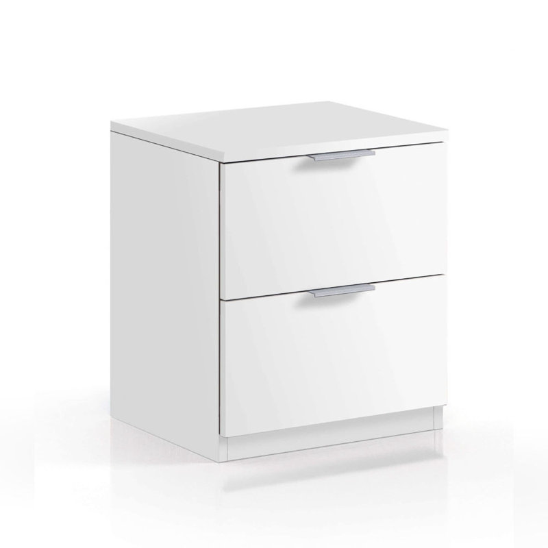 38cm W Manufactured Wood Bedside Table