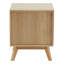 Crooke 42cm W Manufactured Wood Bedside Table