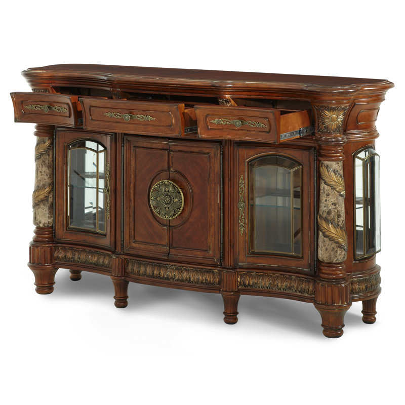 Villa Valencia 72'' W Solid Wood Sideboard