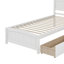 Lit plateforme simple avec deux tiroirs-2001867129