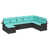 Structure noire / Coussin bleu est en rupture de stock