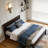 Platform Bed Frame with Headboard-746355012-746355015