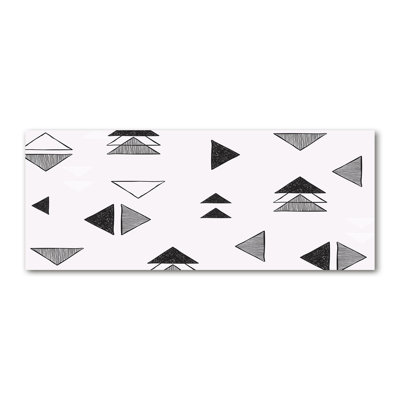 Triangles Background - Wrapped Canvas Print