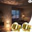Night Light, Gold Night Lights Plug into Wall 2Pack LED Projector | Soft White Night Light for Bedroom, Dimmable Brightness Dusk to Dawn Nightlight for Bathroom, Gaming Room, Home Decor