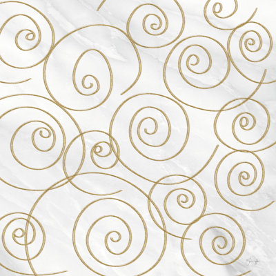 Providence Gold On Canvas by Yass Naffas Designs Print