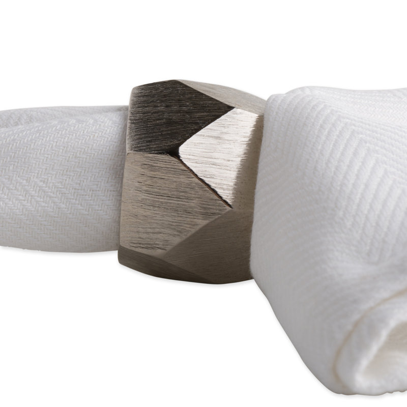 Metal Napkin Ring, Chrome