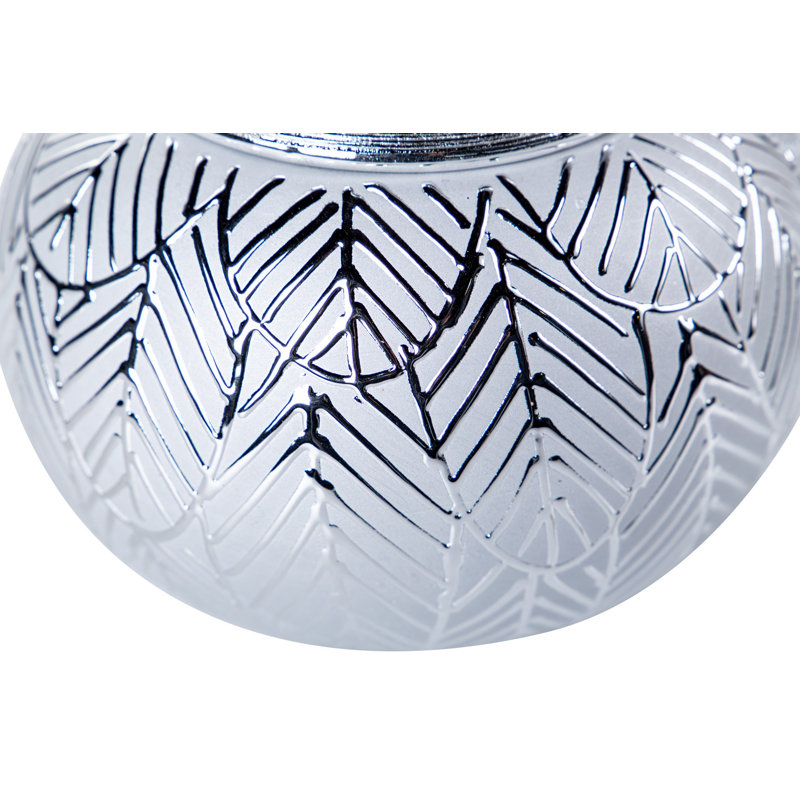 Eleuterio SILVER 21Cm Ceramic Jar