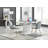 Everson High Gloss 6 Seat Extendable Dining Set with Luxury Faux Leather Upholstered Dining Chairs-1317303666-1219382906