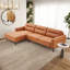 Canapé modulaire en cuir synthétique Ella Ella-137505338