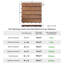 Carreau de terrasse en bois massif 12 "x 12"-87680637