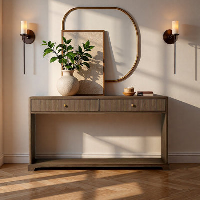 American-style country retro console table