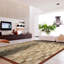 Hermes Cowhide Geometric Area Rug-1049836412