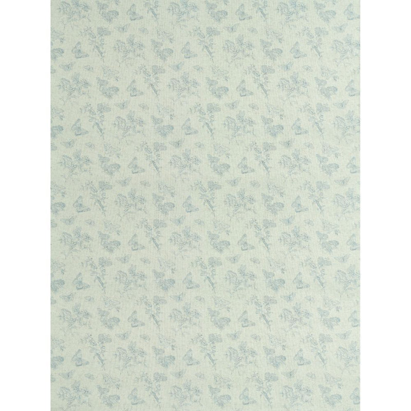 Baudin Butterfly Linen Wallpaper, Blue