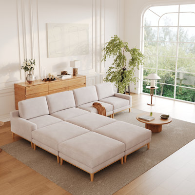 Bourbeau Upholstered Sectional Reversible
