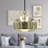 16"H Sorrento Teardrop Hand Finished 1-Light Metal Pendant