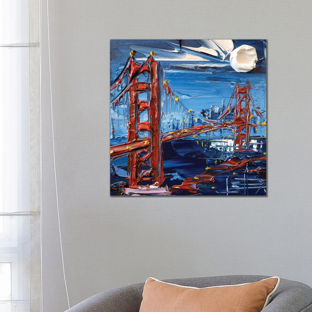 San Francisco Evening von Lisa Elley - Galerie- Giclée auf Leinwand