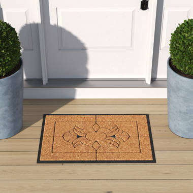 Fishbone Coir Doormat - Entryways