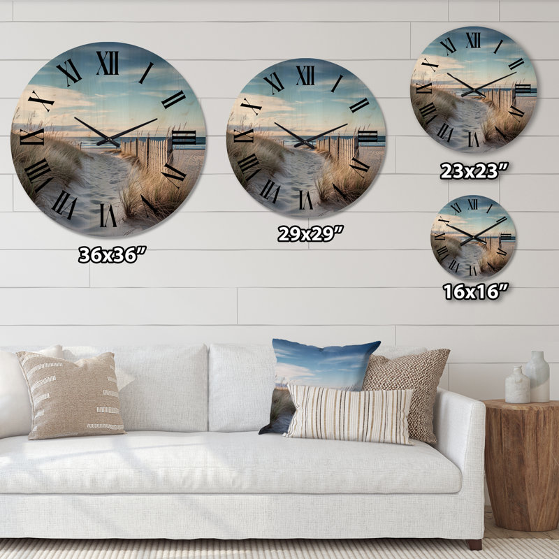 Horloge murale Nishal, Grand