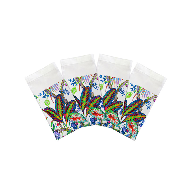 Amazonia Cotton Sateen Dinner Napkins, Classic