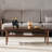 Dark walnut Solid Wood Rectangular Coffee Table-941454836-941454842
